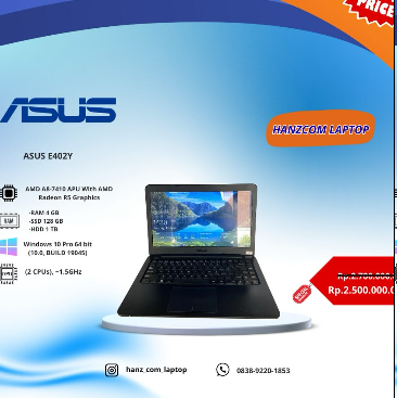 Pilihan laptop bekas siap pakai dengan garansi di Hanz Com Laptop Beji Depok.