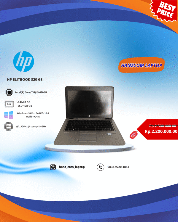 HP ELITBOOK 820 G3