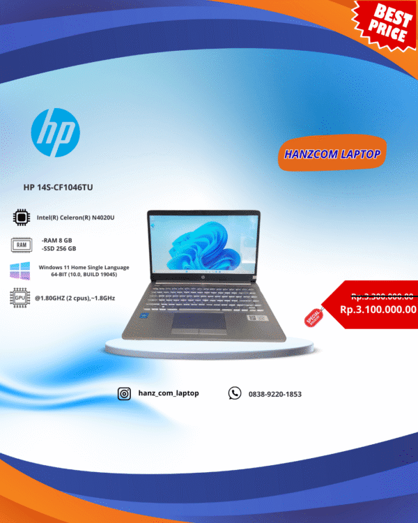 HP 14S-CF1046TU