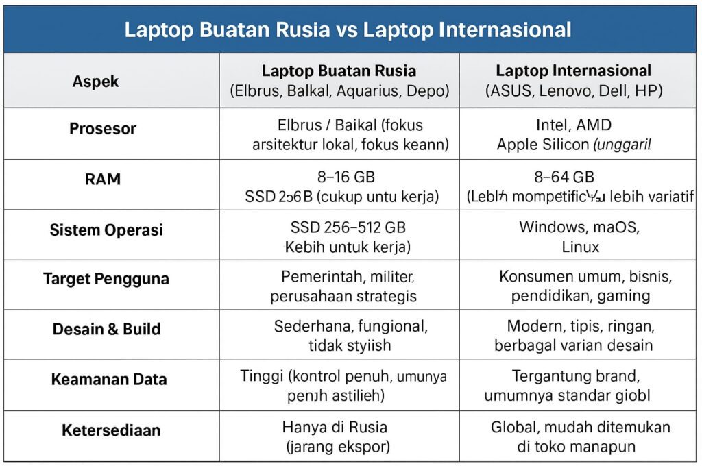 Laptop Buatan Rusia: Sejarah, Teknologi, dan Masa Depannya