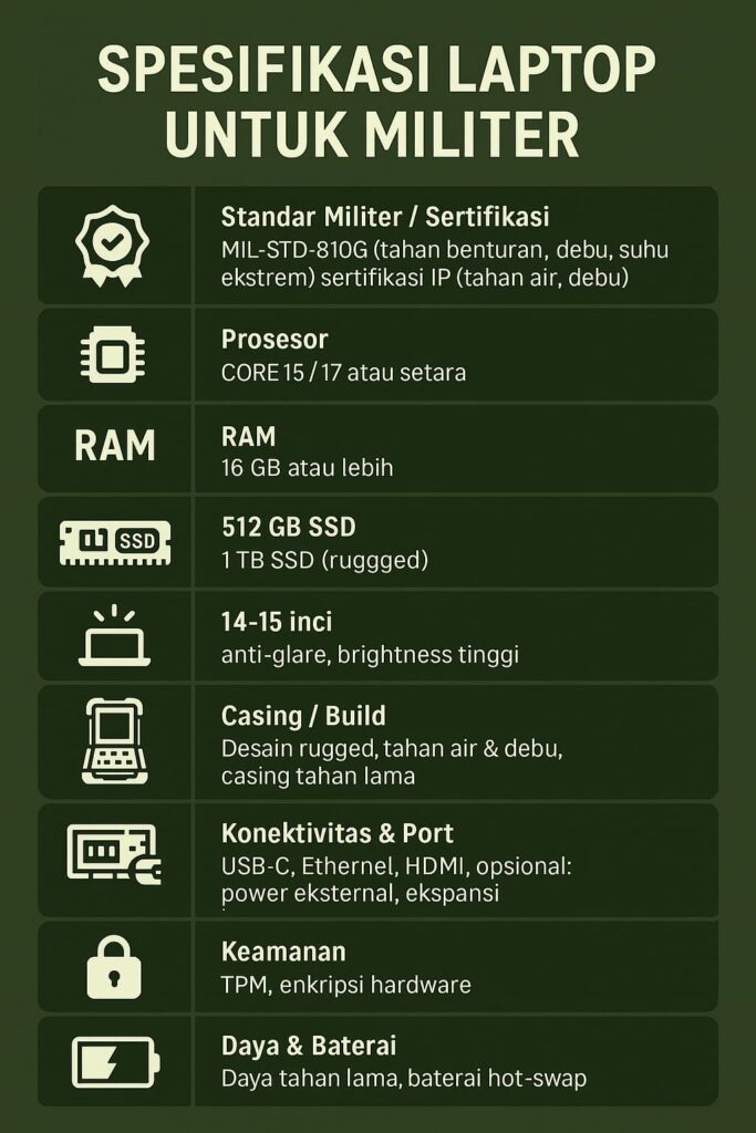 Laptop Militer