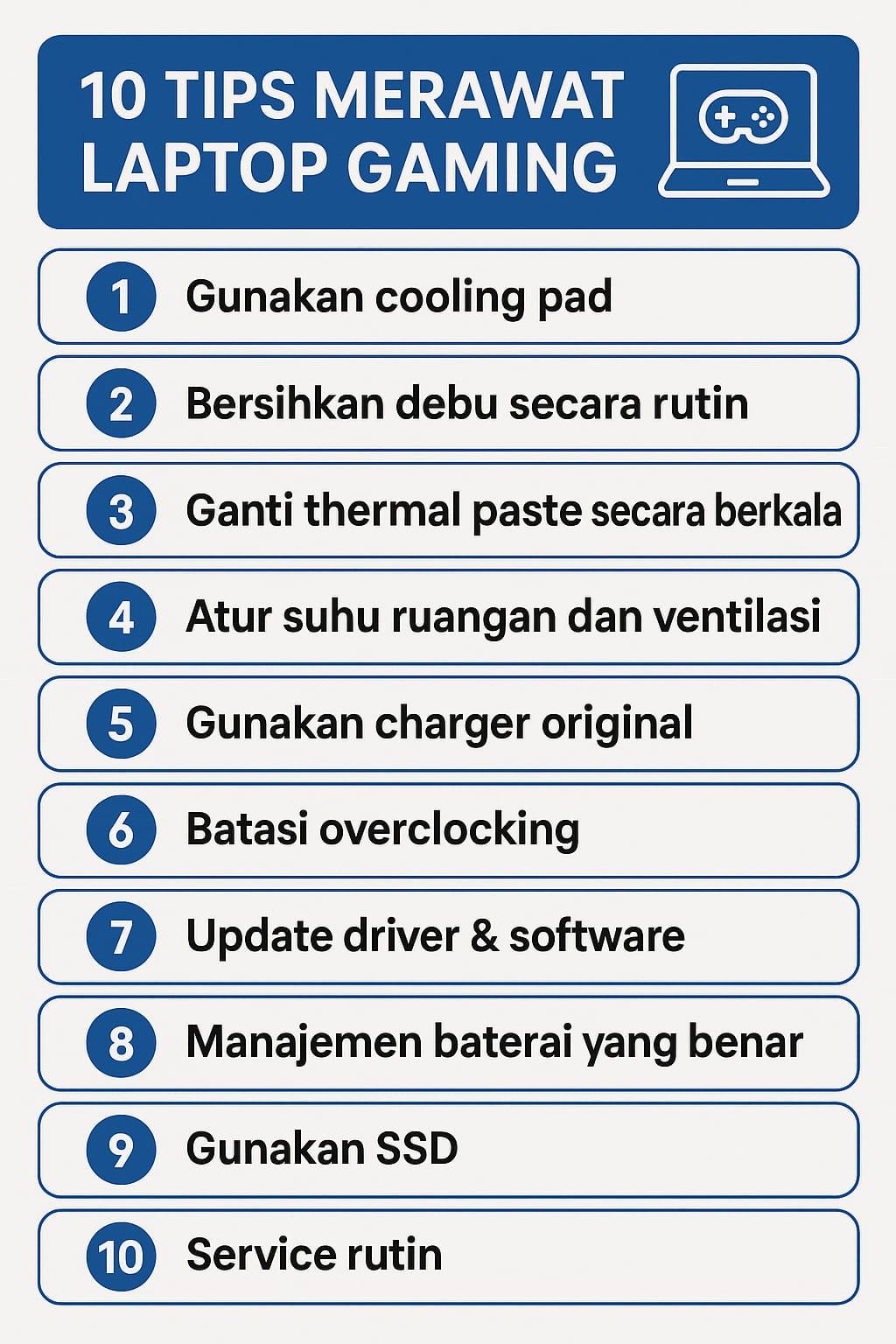 Tips Merawat Laptop Gaming