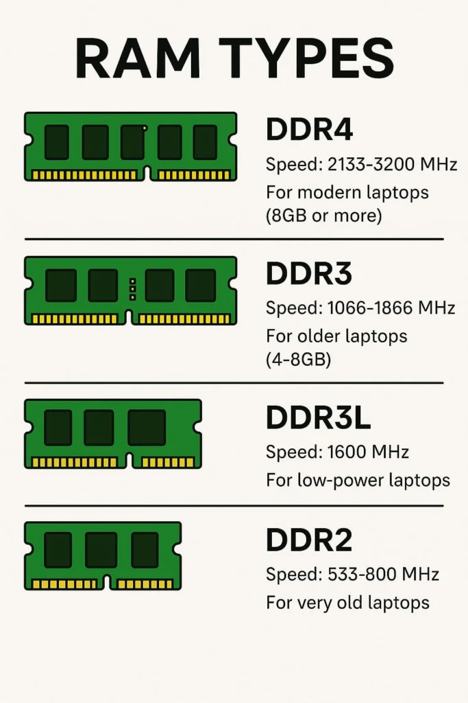 Jenis RAM Laptop