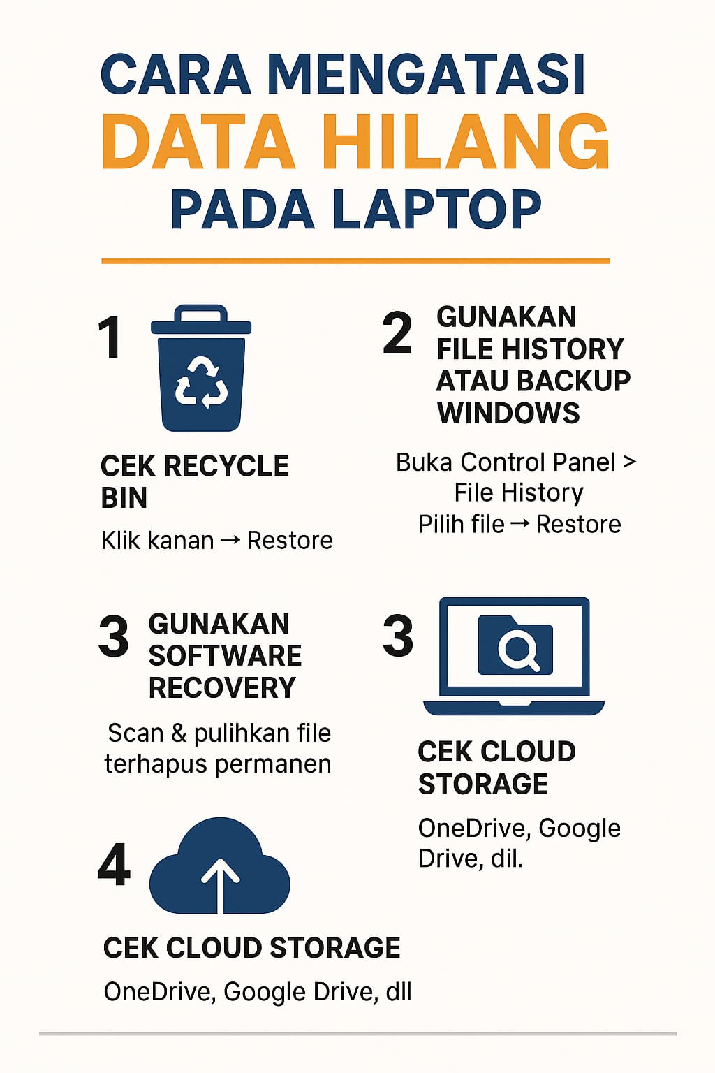 Data Hilang pada Laptop