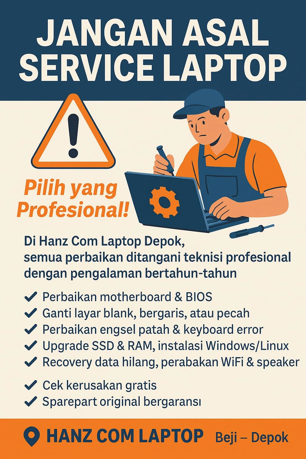 Asal Service Laptop
