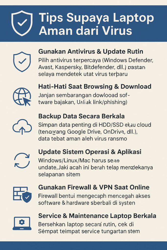 Laptop Aman dari Virus