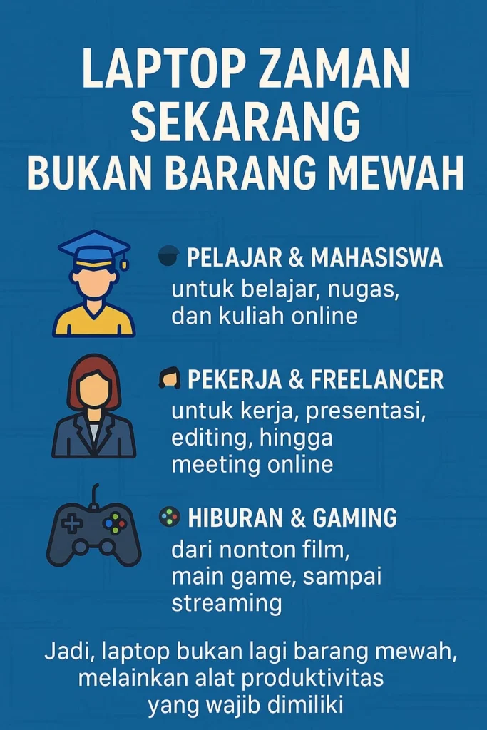 Laptop Zaman Sekarang