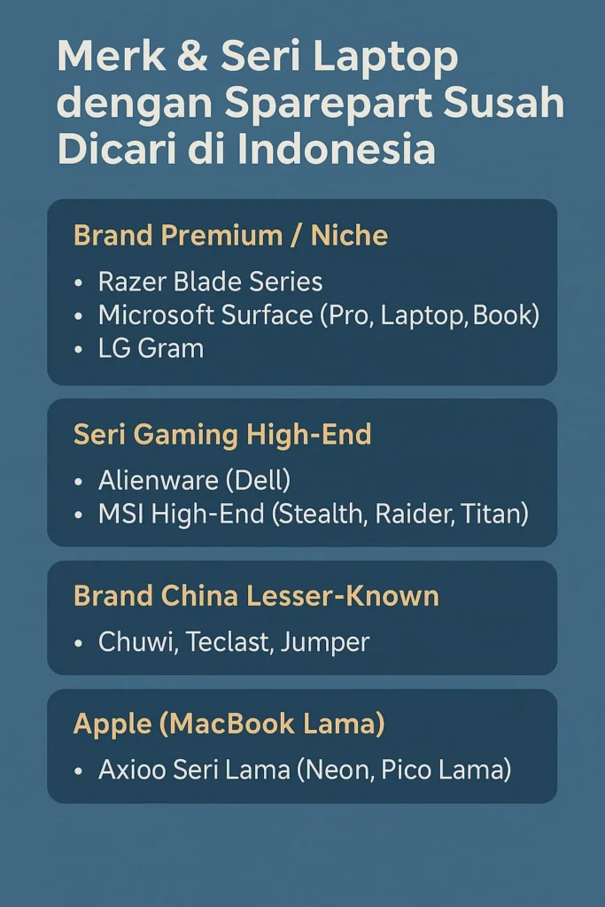 Merk & Seri Laptop