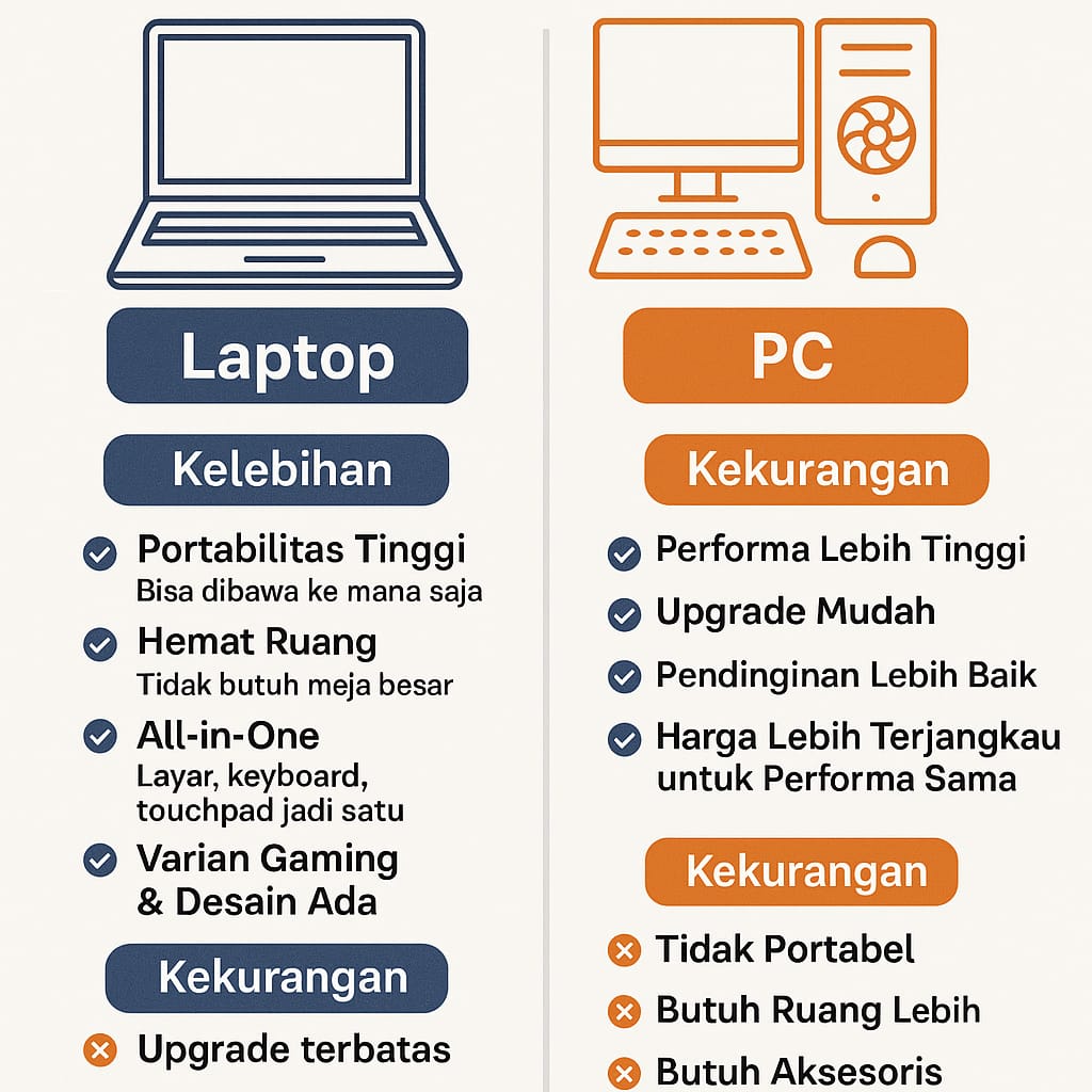 Laptop vs PC