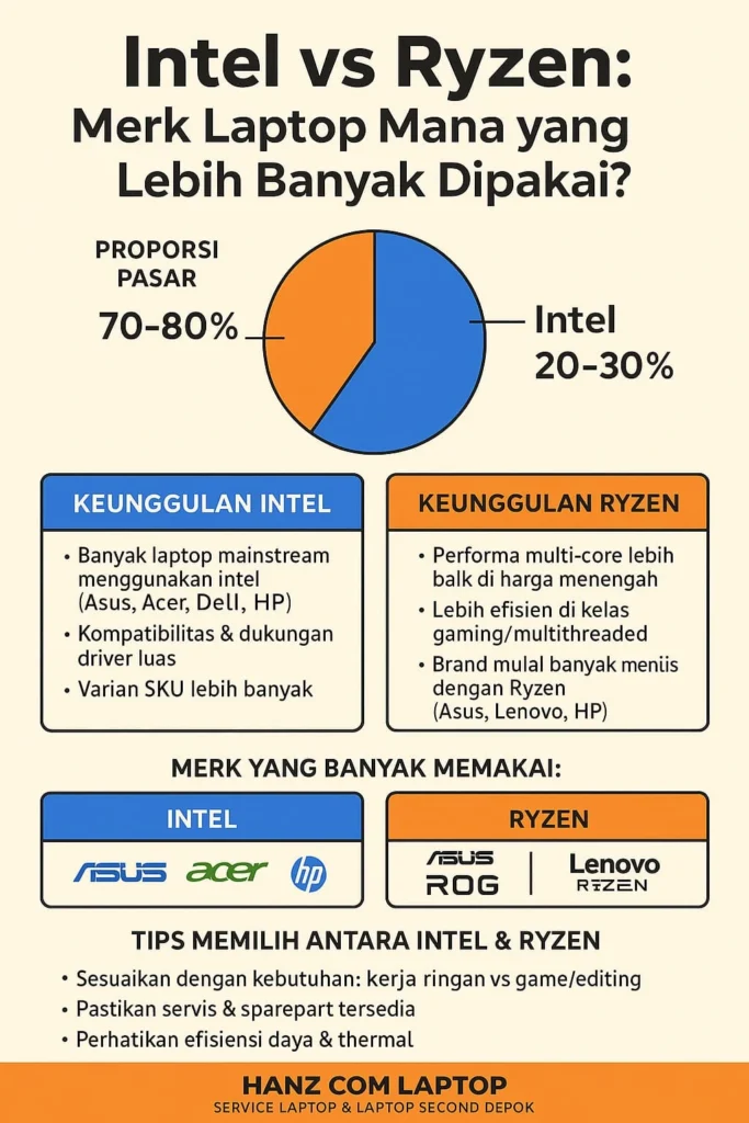 Intel vs Ryzen di Laptop: Mana yang Lebih Cocok untuk Kamu?