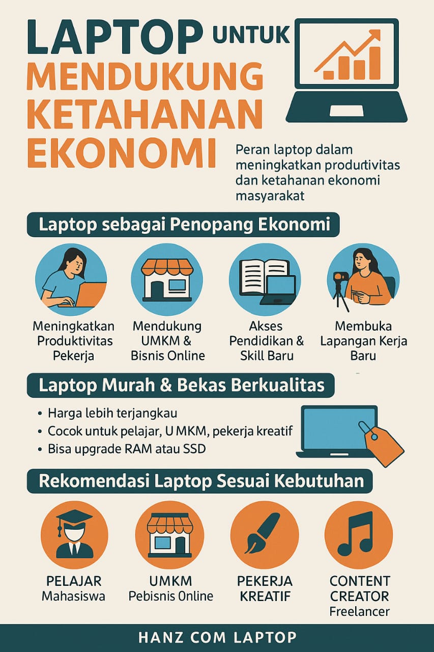 Laptop untuk Mendukung Ketahanan Ekonomi
