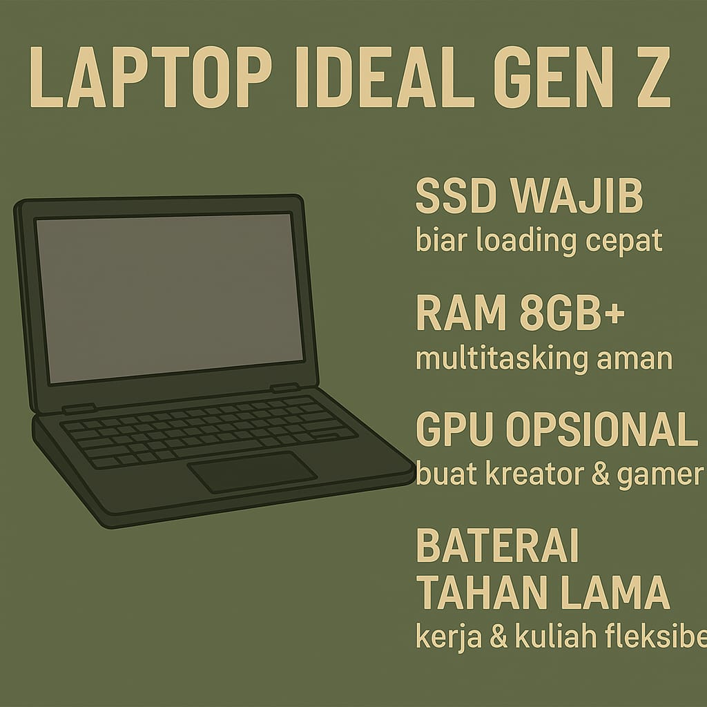 Laptop untuk Gen Z