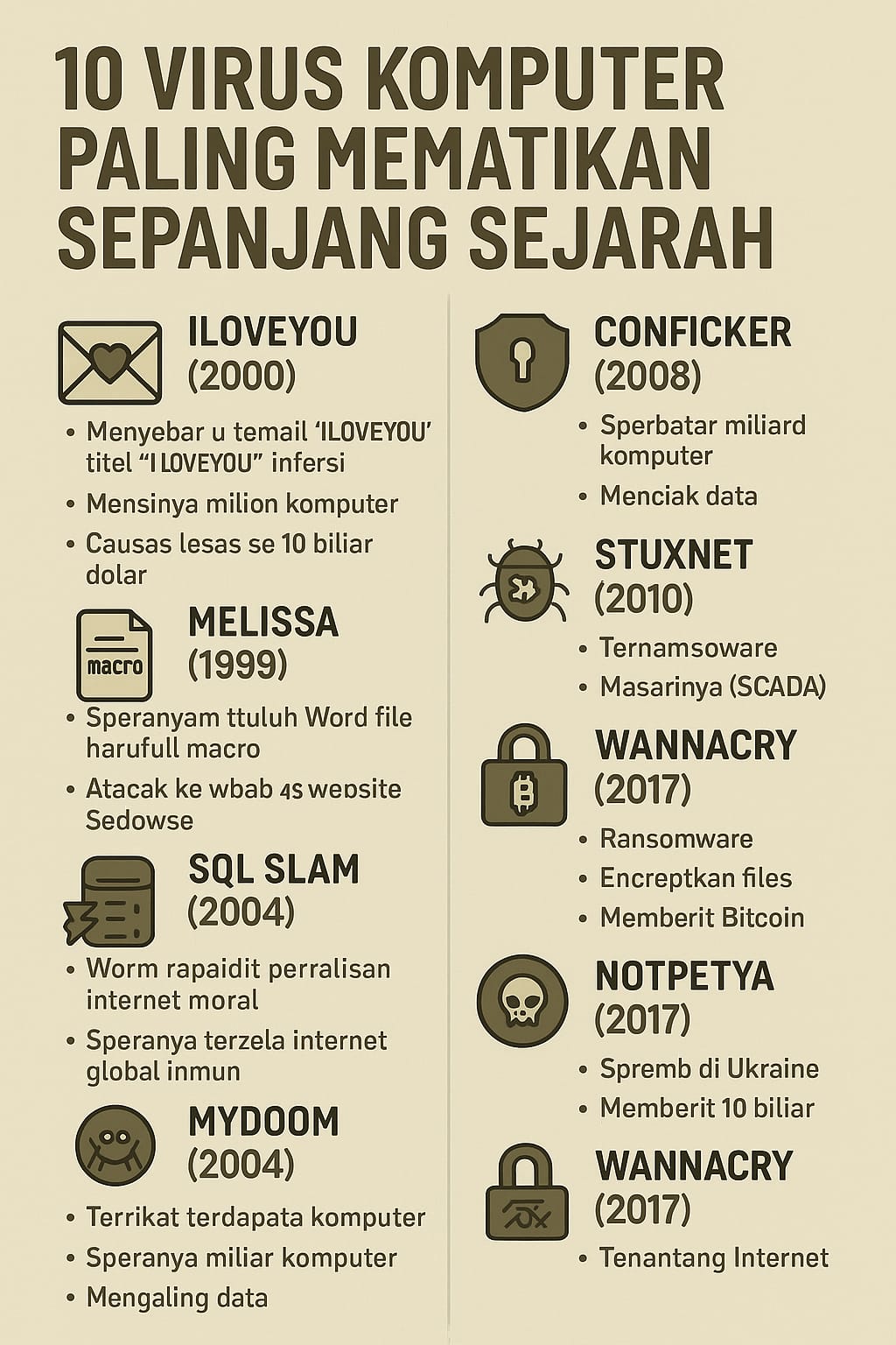 Virus Komputer Paling Mematikan