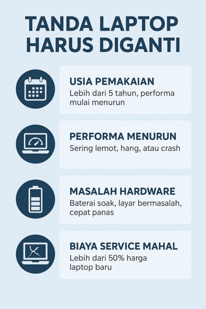 Kapan Saatnya Ganti Laptop