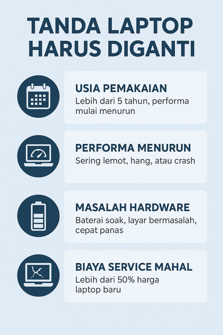 Kapan Saatnya Ganti Laptop