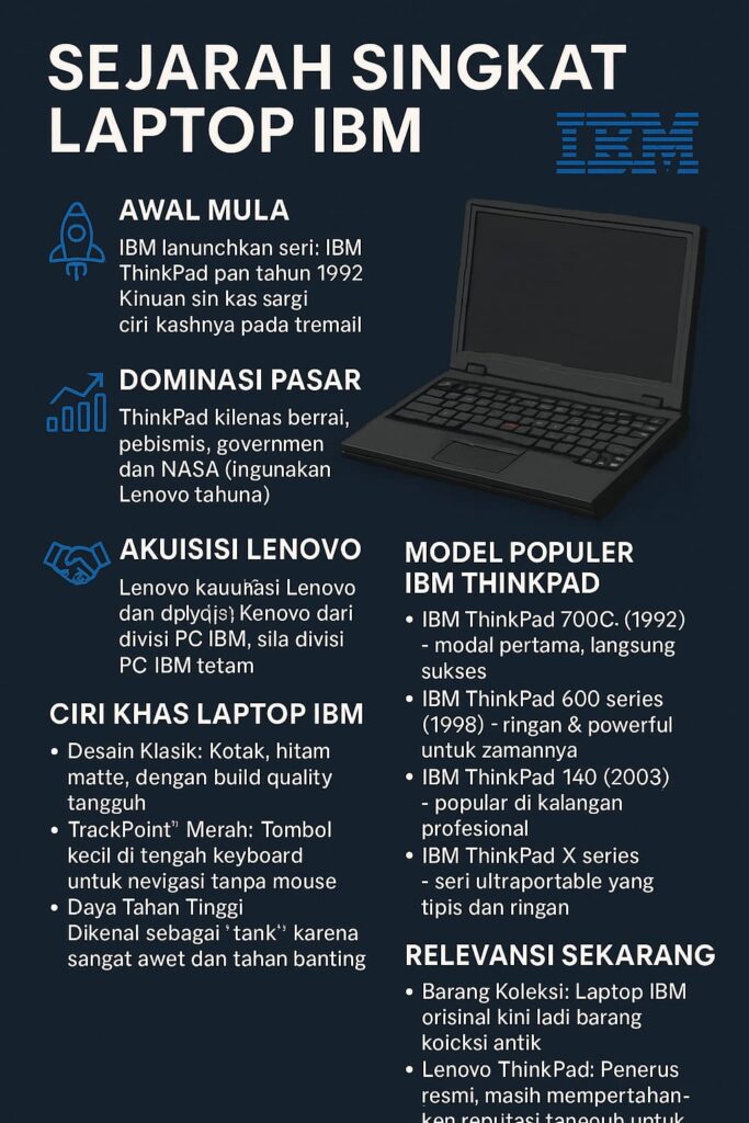 Laptop IBM: Sejarah, Keunggulan, dan Relevansinya di Era Modern