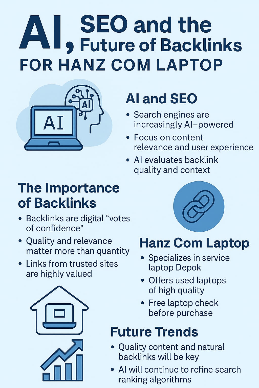 AI, SEO, dan Backlink: Masa Depan Digital untuk Hanz Com Laptop