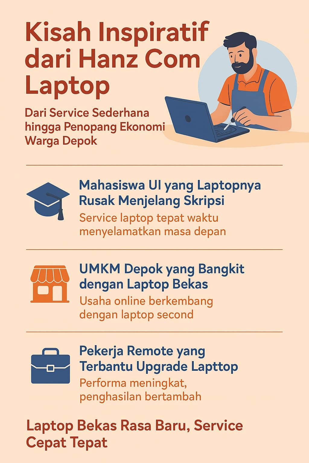 Kisah Inspiratif dari Hanz Com Laptop