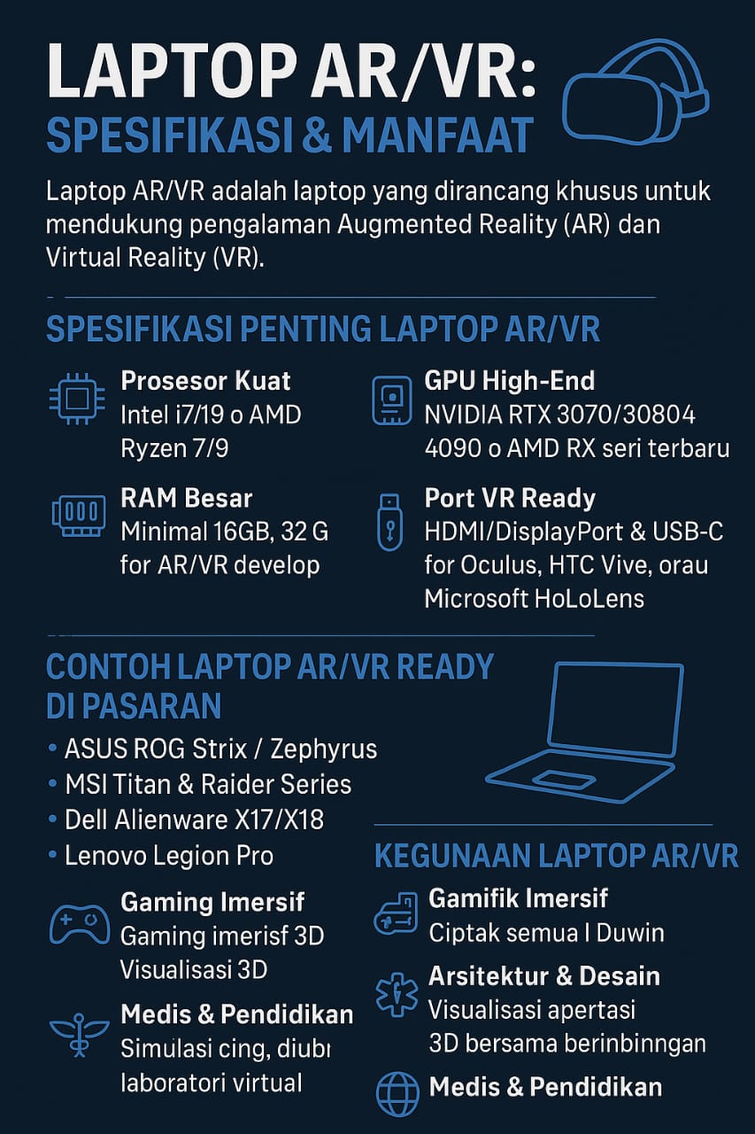 Laptop AR/VR