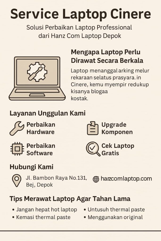Service Laptop Cinere